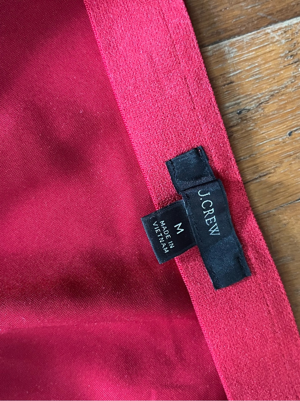 J. Crew Red Satin Midi Skirt - Women - Picture 3 of 6